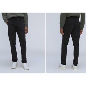 Everlane The Performance Chino Uniform Straight Fit Black Size 34x34 NWT